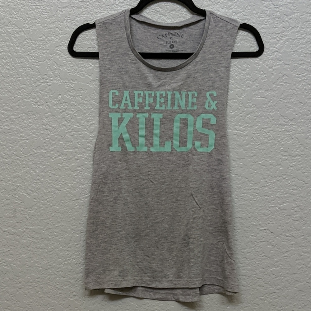 Caffeine and Kilos muscle tank